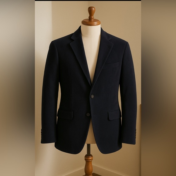 Marco Donateli - Men’s Custom Blazer - Navy - Picture 2 of 14